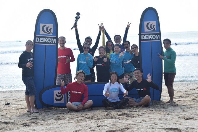 Bali Surf Lesson in Kuta by Dekom - What to bring and what to confirm