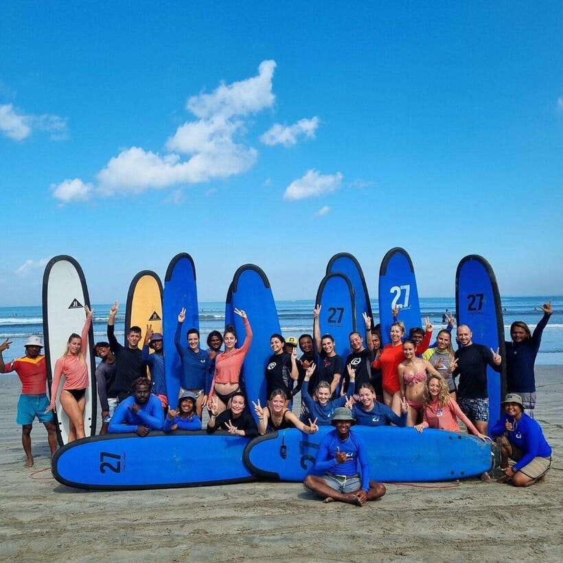 Bali: Surfing Lesson with Southern Beaches Tour & Kecak Show - Starting with a real surf lesson in Kuta