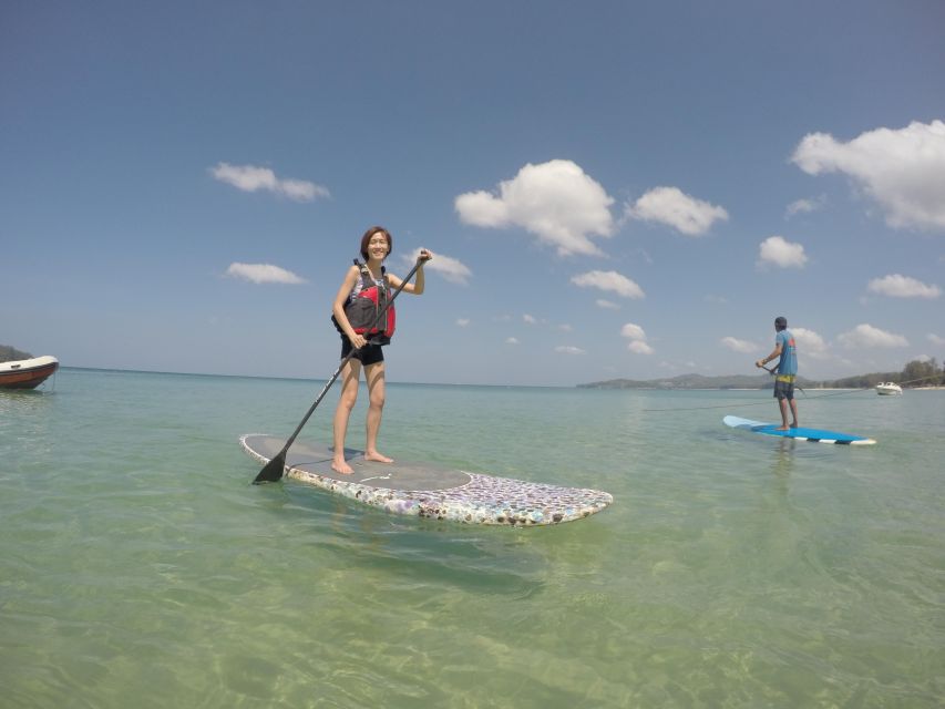 Bang Tao Beach: SUP Lesson - Taking the lesson onto Bang Tao’s water