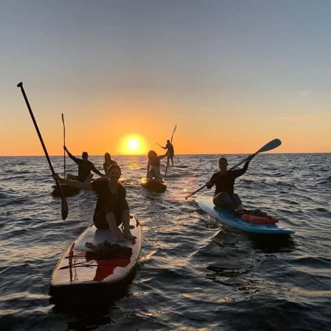 Barcelona: Sunrise or Sunset Paddle Surf with Photos - A first paddle board experience without pressure