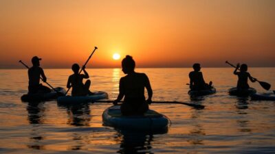 Sunrise Paddleboarding with Instructor and Photos