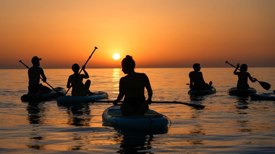 Barcelona: Sunrise Paddleboarding with Instructor and Photos - Ninety minutes beneath the rising sun