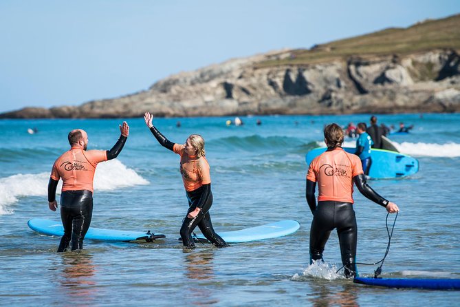 Beginner's Surf Experience in Newquay - The pop-up lesson and the moment you ride to shore