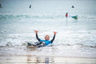 Beginner Surf Lesson at the Beautiful Algarvian West Coast