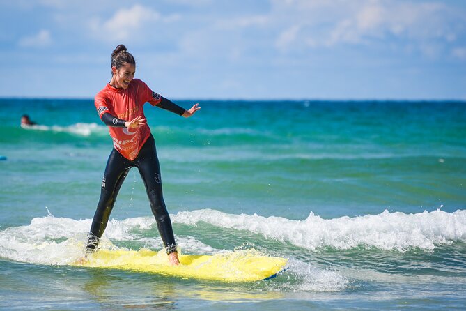 Beginner Surf Lesson in Newquay, Cornwall - The value of $62.39 for a first surf lesson