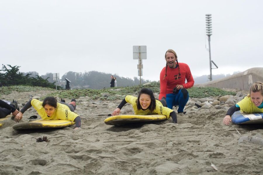 Beginner Surfing Lesson - Pacifica or Santa Cruz - What the 2.5-hour surfing lesson is really like