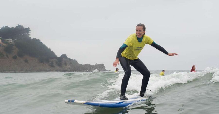 Beginner Surfing Lesson - Pacifica or Santa Cruz - The instructors make the biggest difference