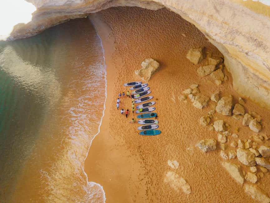 Benagil: Paddle Board Experience in Benagil Cave & 4k Photos - Marinha Beach and the other coastal formations