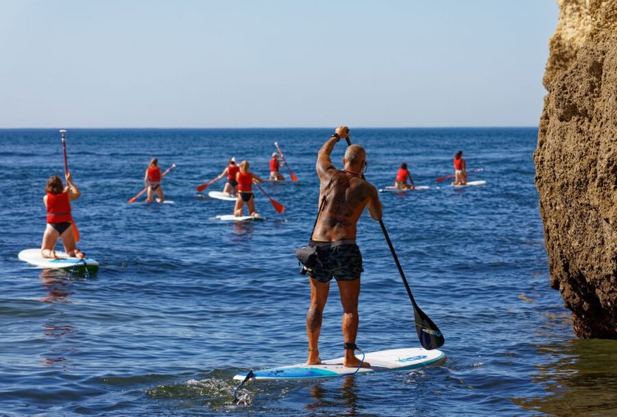 Benagil: Stand-up Paddle Board or Kayak Tour - Paddling along the Algarve cliffs