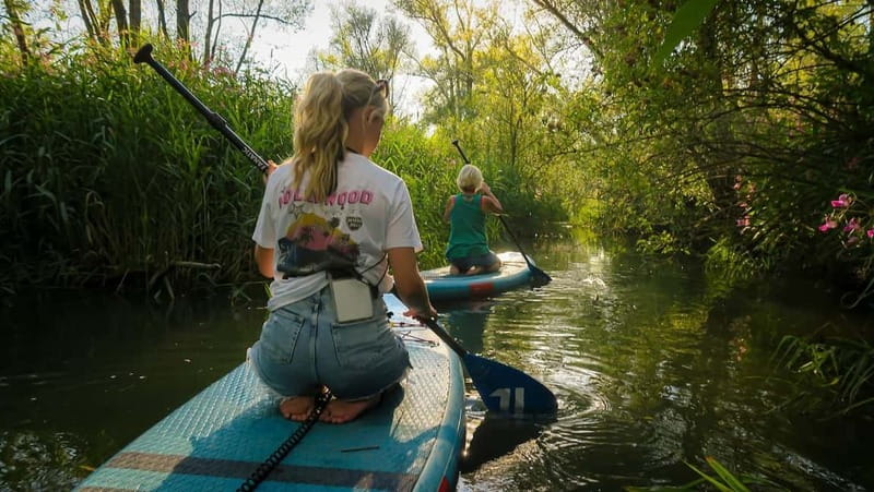 Biesbosch: SUP Board Rental - Why a SUP works well in these creeks