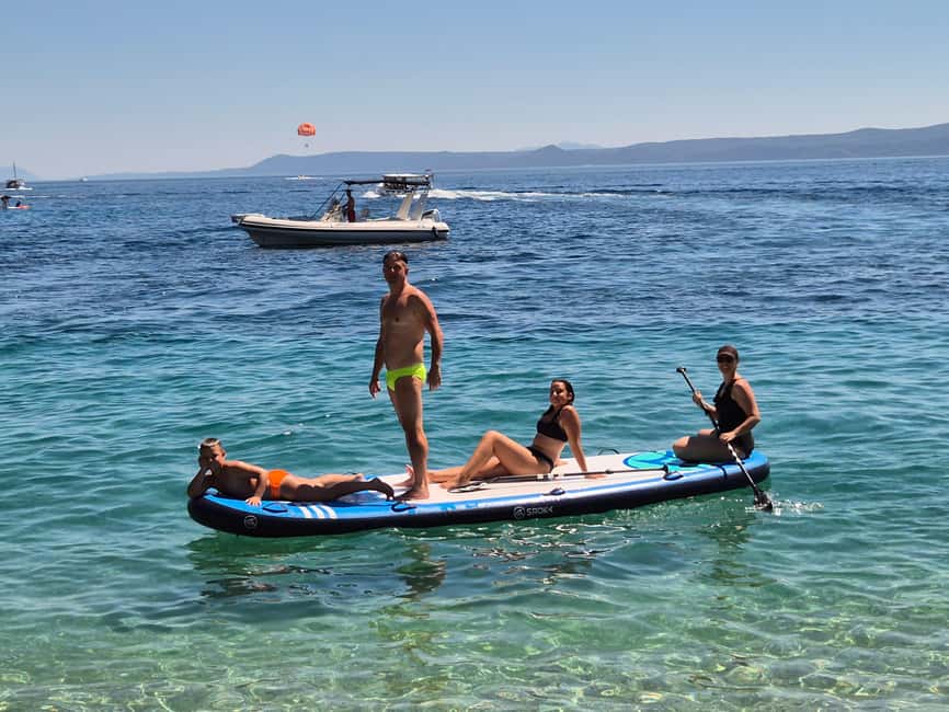 Bol: Zlatni Rat Beach Stand Up Paddle Board Rental - The first few minutes: safety advice and getting balanced