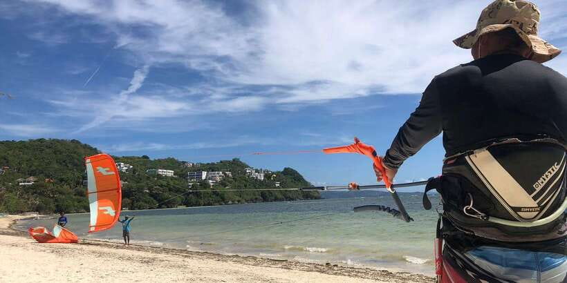 Boracay Kiteboarding Discovery Course - Wind direction comes before the excitement