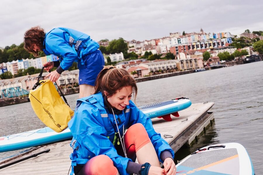 Bristol: Paddleboarding Harbourside Tour - Reaching Wapping Wharf when conditions are right