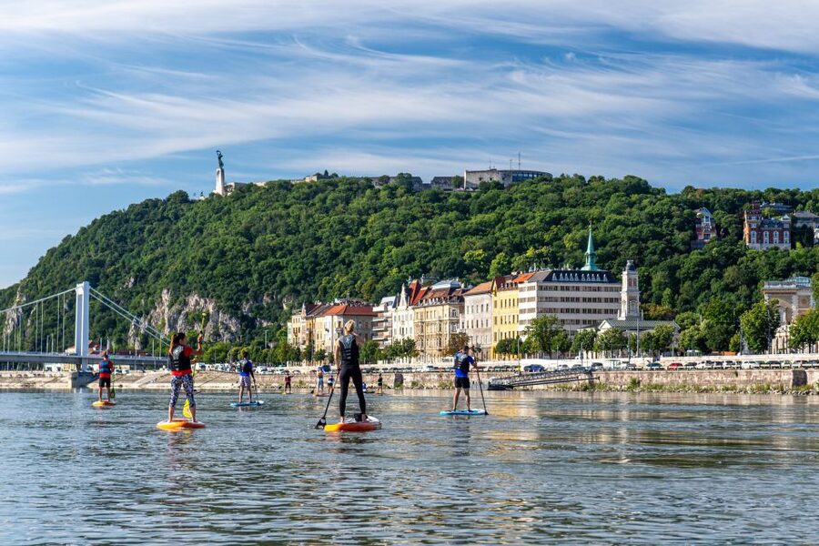 Budapest: Standup Paddleboarding Tour - The first lesson: board, paddle, and balance