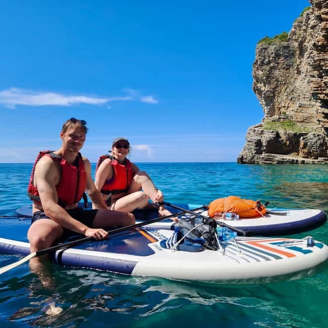Budva: 3-Hour Paddle Board or Kayak Tour to Coastal Caves - The Dancing Girl and the Budva shoreline