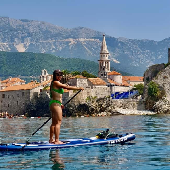 Budva: 3-Hour Paddle Board or Kayak Tour to Coastal Caves - Blue Lagoon: the main swim and snorkel break