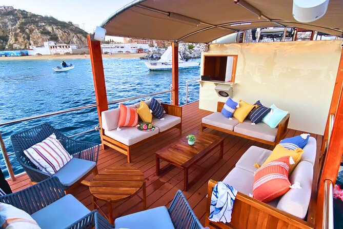 Cabo Private Catamaran: Chill Experience with Sup and Float Mat - Leaving B Dock in Cabo San Lucas
