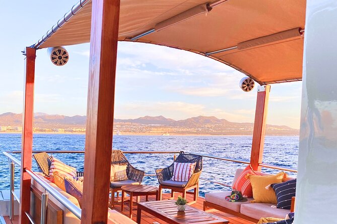 Cabo Private Catamaran: Chill Experience with Sup and Float Mat - Cruising Past Medano Beach