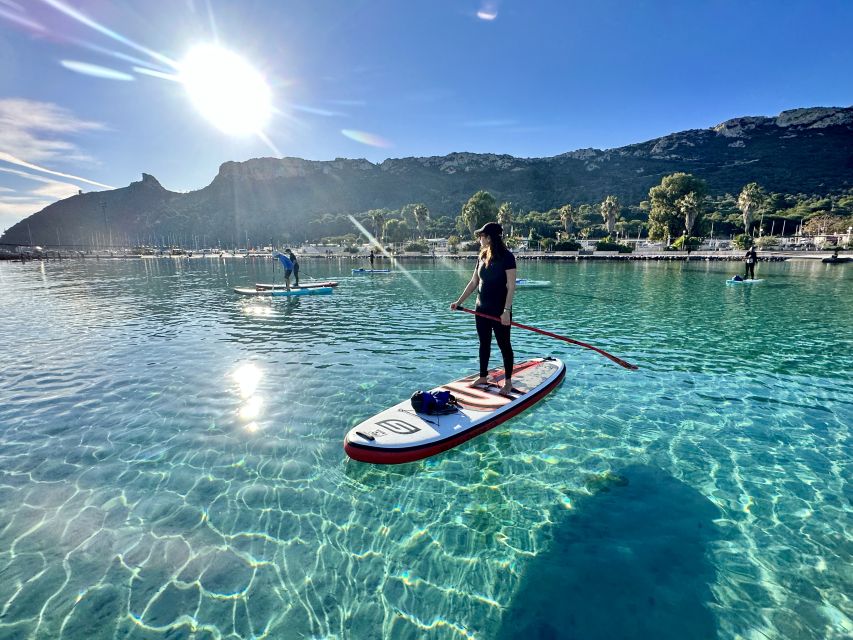 Cagliari: Stand Up Paddleboarding (SUP) Tour & Snorkeling - Learning to stand before exploring the coast