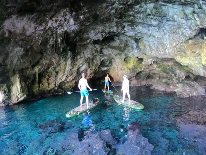 Cala Ratjada: SUP SAFARI TOUR 2H - Learning to paddle before the scenery begins
