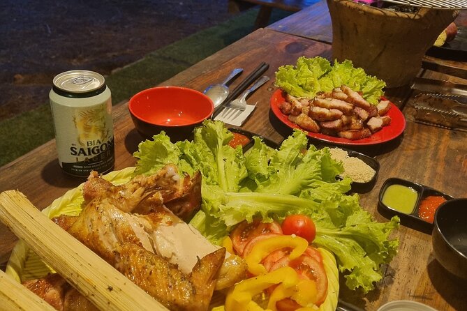 Camping and Sup/Kayak at Tuyen Lam Lake - The barbecue: simple food and an outdoor evening