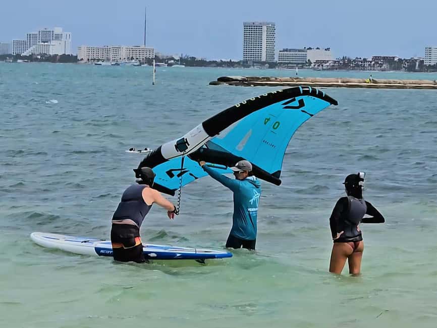 Cancún: Kitesurfing or Wingfoiling | Lessons - Practical booking details and cancellation
