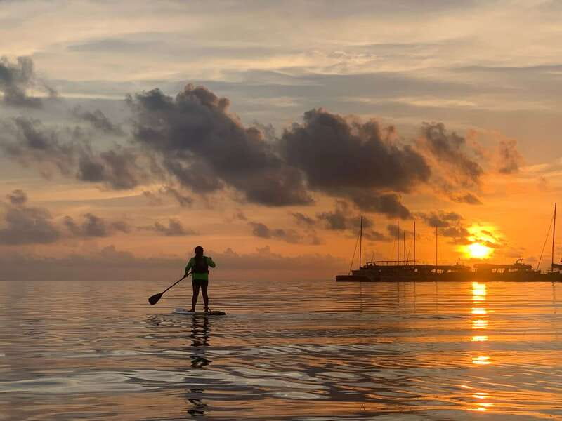 Cancun: Sunrise/Sunset Stand-Up Paddleboarding Tour - The first 15 minutes: getting steady on the board