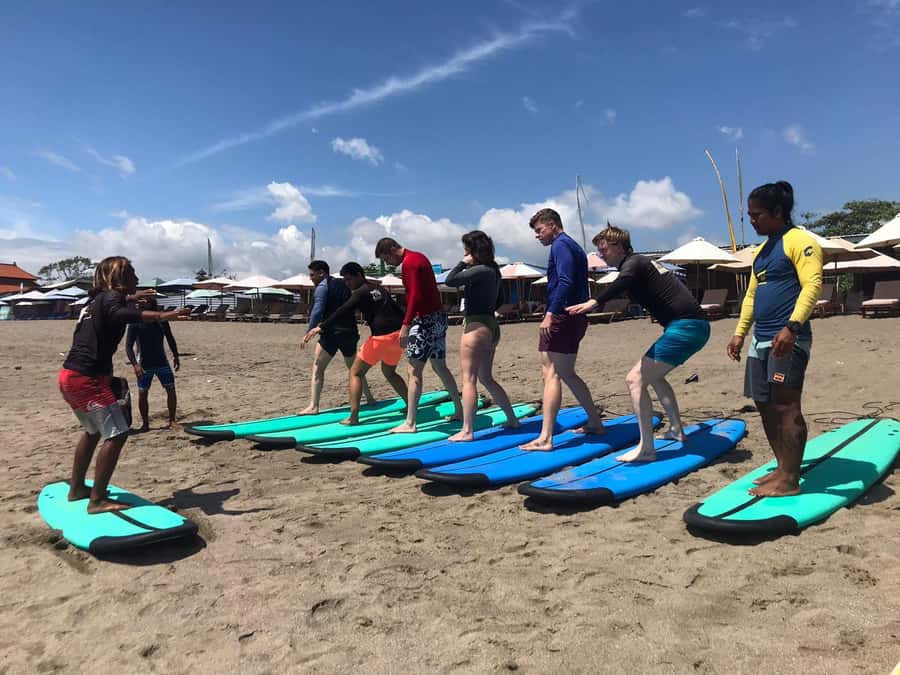 Canggu: 2-Hour Surf Course - The water session: paddling, timing, and catching waves