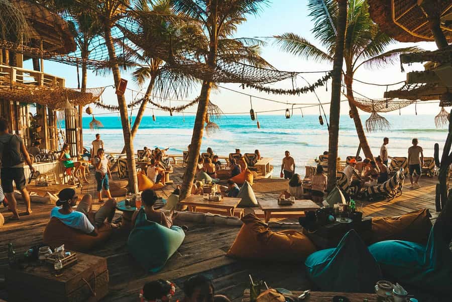 Canggu: Surfing Class, Tanah Lot & Kecak Dance Sunset Tour - A short pause in laid-back Canggu