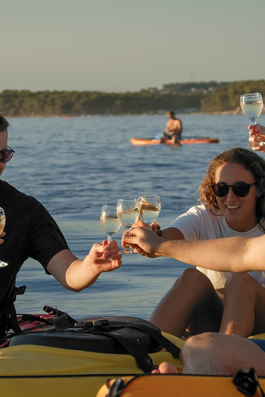 Cape Kamenjak: Sunset Kayak/SUP Wine Tour - Ceja island, wild rabbits, and open views