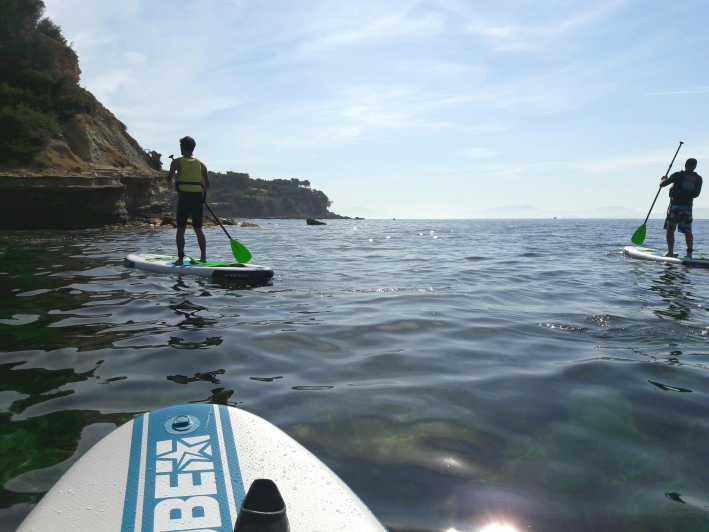Carry-le-Rouet: Sunset tour on stand up paddle-boards - The halfway swim and short snorkeling stop