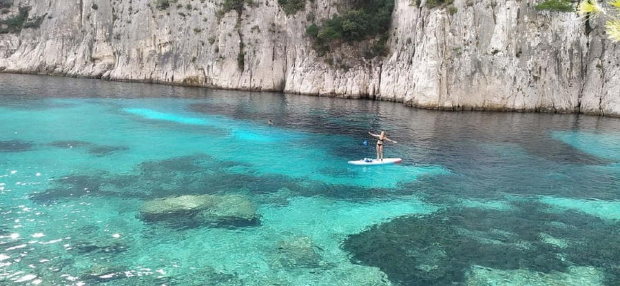 Cassis : Calanques National Park Standup Paddleboarding Tour - Paddling through the Calanques National Park