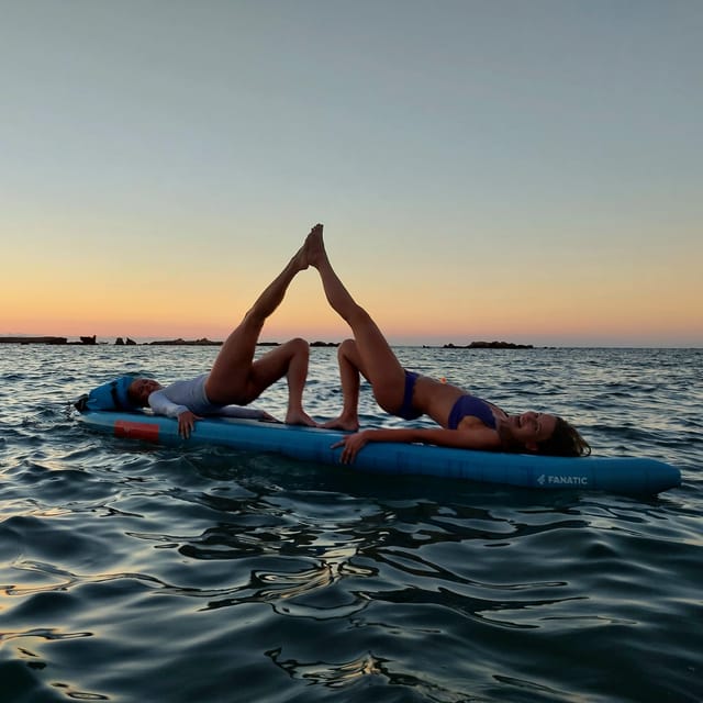 Chania: Morning or Sunset Stand-up Paddleboard Pilates - Dimitra’s Teaching Style