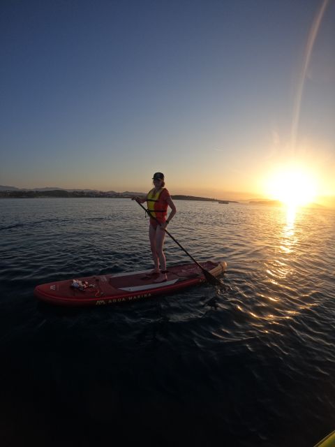 Chania: Stand-up Paddleboard Coastal Sunset Experience - Lazareta Island and the swim stop