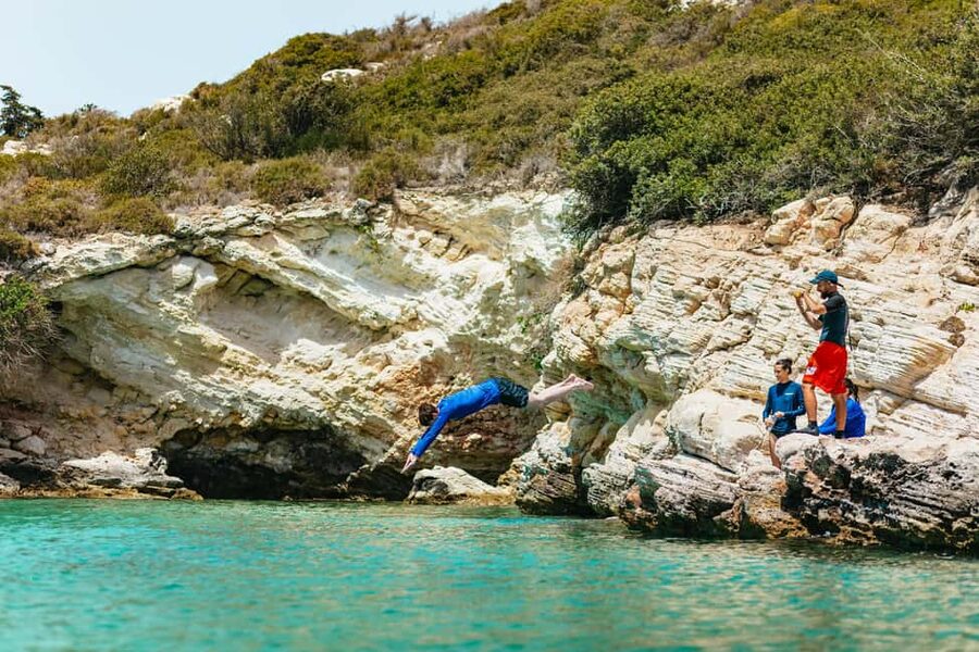 Chania: Stand-Up Paddleboard Small Group Tour - Swimming, sea life, and the white-clay stop