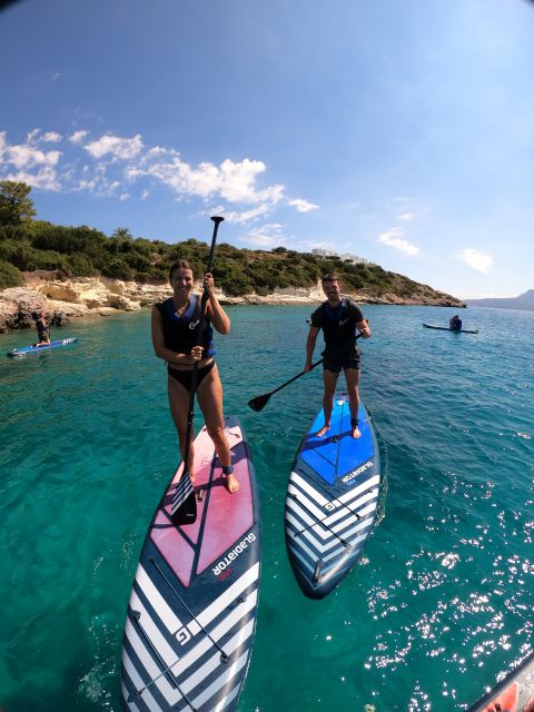 Chania: Stand-Up Paddleboard Small Group Tour - Paddling along Marathi Bay