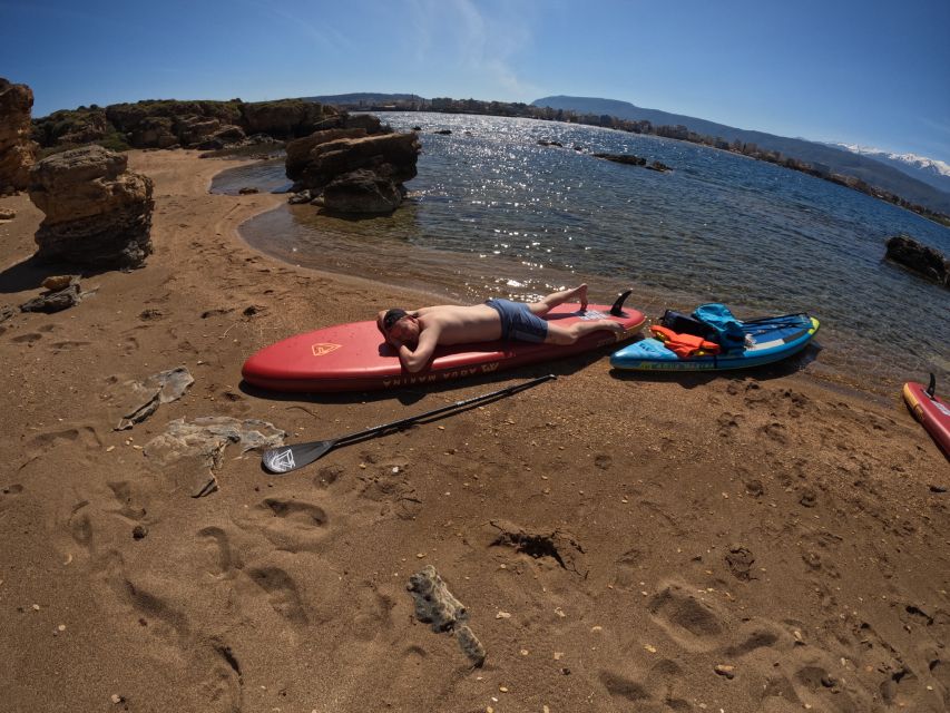 Chania: Stand-up Paddleboard Tour to Lazareta Island - Reaching Lazareta Island