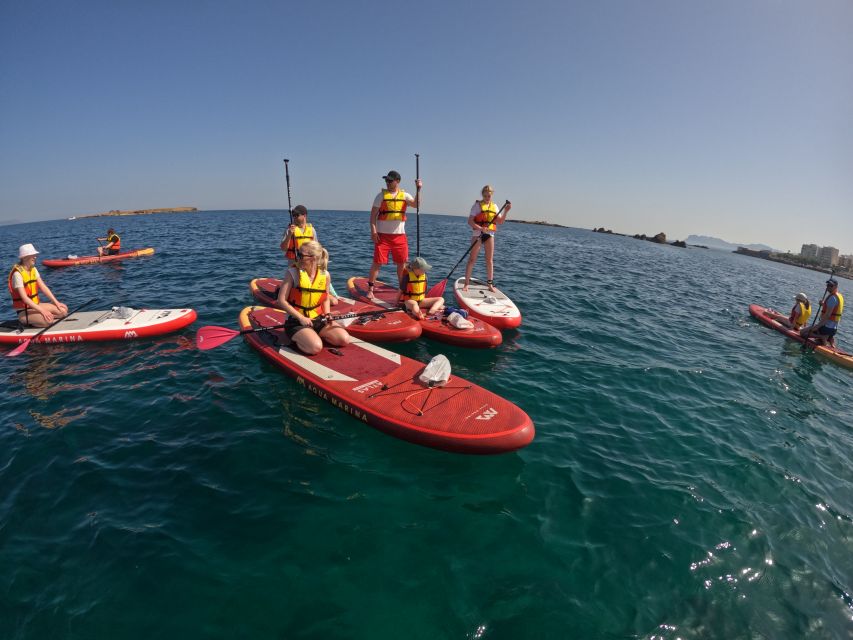 Chania: Stand-up Paddleboard Tour to Lazareta Island - Swimming, snorkeling, and the island’s surprises