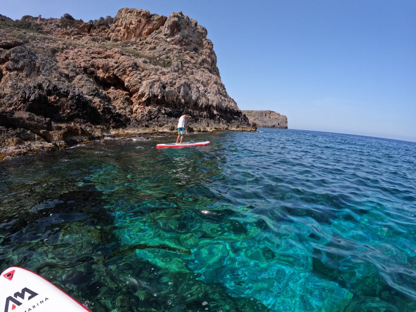 Chania: Stand-up Paddleboard Tour to Lazareta Island - Learning to stand before crossing open water