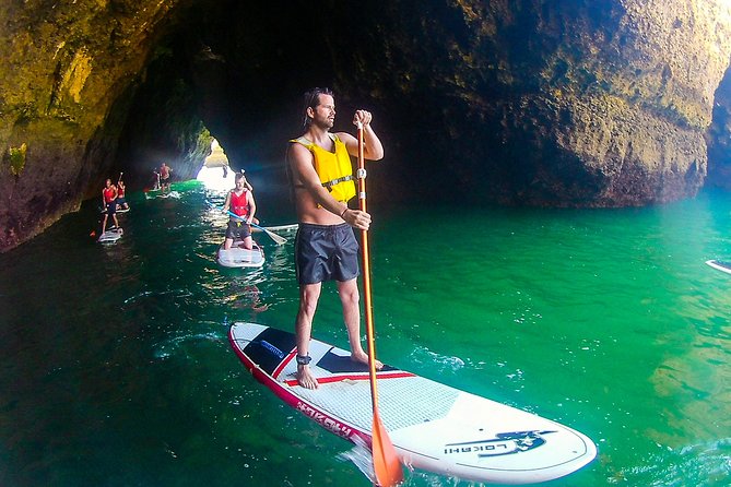 Cliffs & Caves Stand Up Paddle Adventure - The secluded beach and swim break