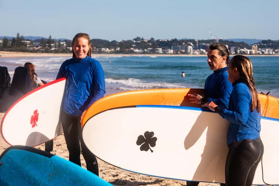 Coolangatta: Adult Group Surf Lesson Kirra, Gold Coast (+13) - Meeting the Kirra Point Surf School Team