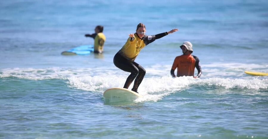 Corralejo: 1-Day Surf Lesson for Beginners - The land lesson comes first