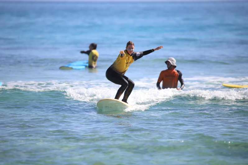 Corralejo: 1-Day Surf Lesson for Beginners - From whitewater to a small green wave