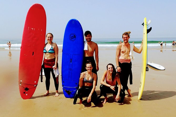 Costa da Caparica Surf and Yoga from Lisbon - Praia da Mata and the two-hour surf lesson