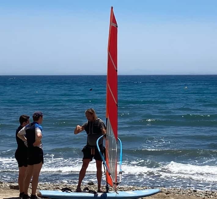 Costa del Sol: Beginner class Dynamic Windsurfing - The language question