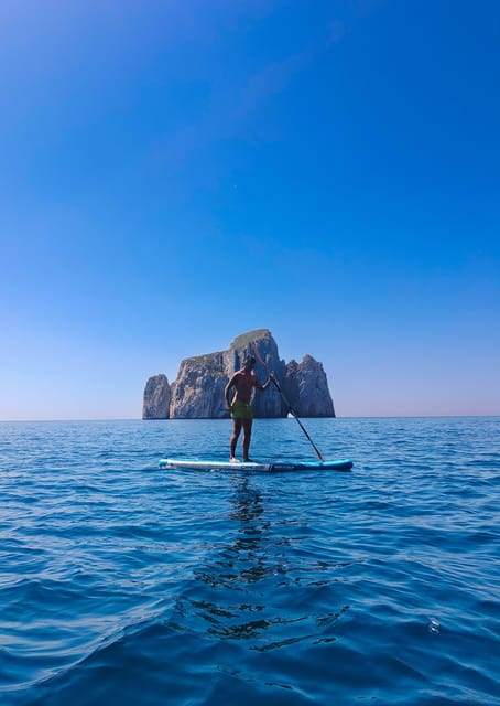 Crabonaxa: Stand up paddle SELLA Diavolo Poetto Calamosca - What $41 buys you