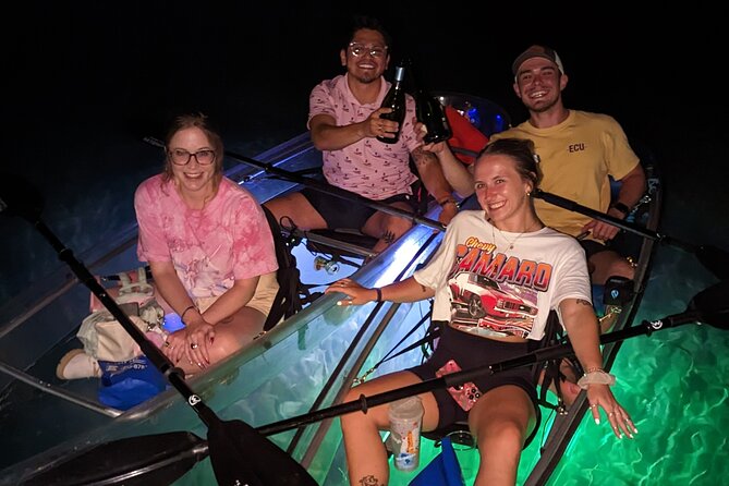 Date Night LED Glow Clear Kayak or Paddleboard & Champagne - Key things to know before you book