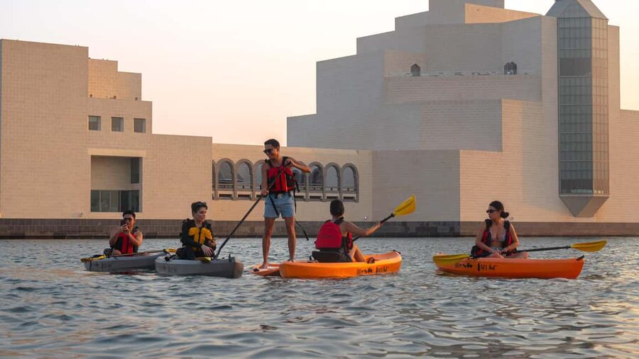 Doha: Kayaking or Paddleboarding at MIA Park - What is included for the $60 price