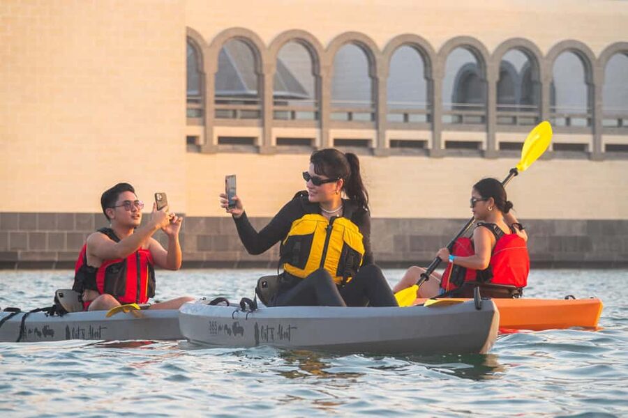 Doha: Kayaking or Paddleboarding at MIA Park - Meeting at the MIA Park watersports dock
