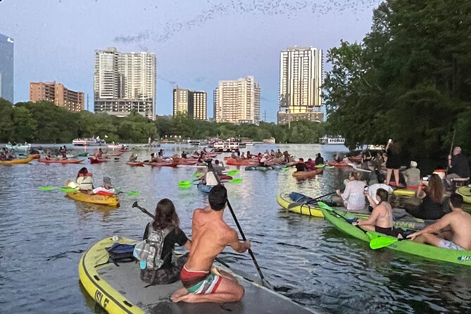 Downtown Austin Giant Paddleboard Sunset Tour with Bats - Austin’s bat show begins from the water